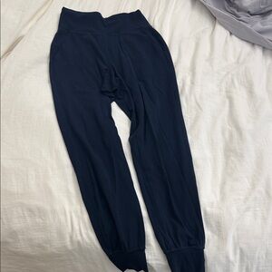 Navy blue align jogger.